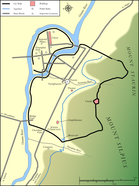 Bible map: Antioch
