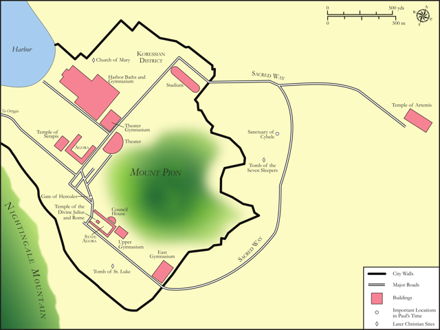 Bible map: Ephesus