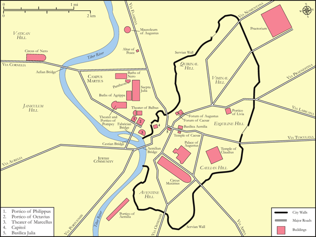Bible map: Rome